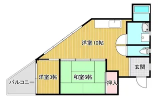 サンシティミヤタ【7階】の間取り