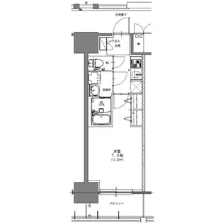 S-RESIDENCE浅間町駅前axial【5階】の間取り