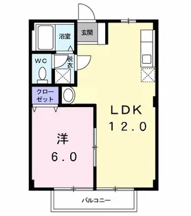 ファインシティB【1階】の間取り