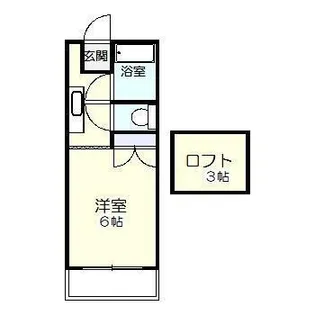 メイプルコート一万城【1階】の間取り