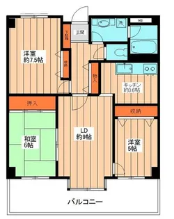 アビイマンション【6階】の間取り