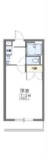 レオパレス杜の家【2階】の間取り