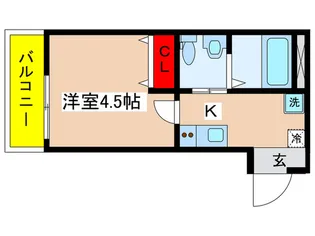 DEN生田【3階】の間取り