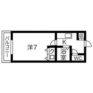 コーポ・フォーレスト清原A棟【1階】の間取り