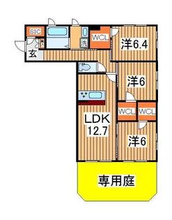 Field East【1階】の間取り
