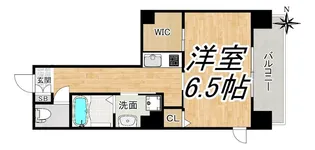 W.O.B.AWAZA【8階】の間取り