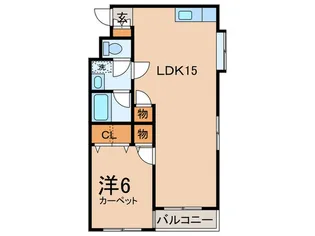 オーク・ヴィラ【1階】の間取り