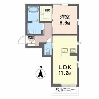 シャーメゾン アリスト【2階】の間取り