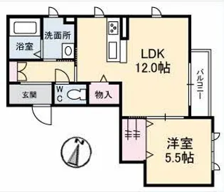サリーレ【2階】の間取り
