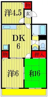 グランシャリオ【1階】の間取り