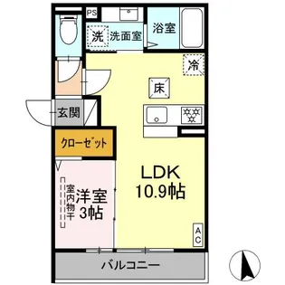 DPaina日吉本町II【1階】の間取り