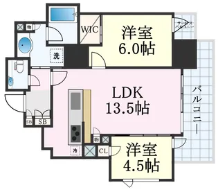ディームス渋谷本町【3階】の間取り