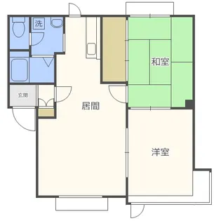 サンシャインA【1階】の間取り