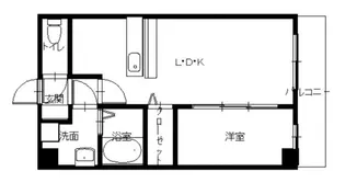 MODERNPALAZZO文教通り【9階】の間取り
