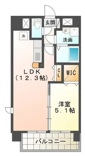 アンジューVI【1階】の間取り