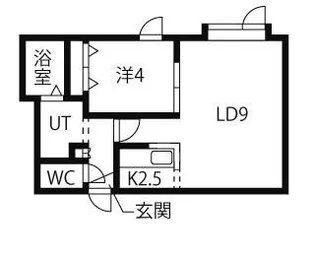 モントレ表参道【2階】の間取り