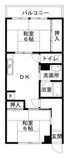 ツイン88【3階】の間取り