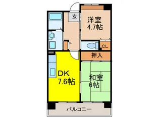 OPH千里佐竹台II8号棟【2階】の間取り