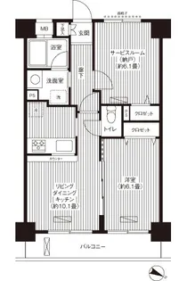 プラン・デスポワール【2階】の間取り