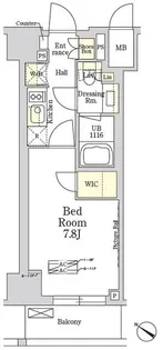 THE CLASS MINAMIAZABU【4階】の間取り