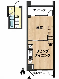 ベルニーニ南森町【4階】の間取り