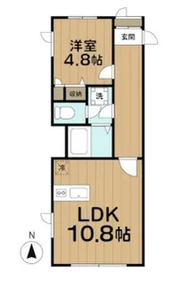 グラン・ルナ【1階】の間取り