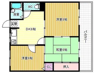アイディル島泉【3階】の間取り