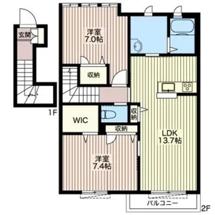 M&Y【2階】の間取り