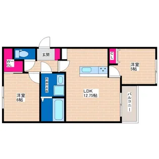 LianolaHiranoWEST【3階】の間取り