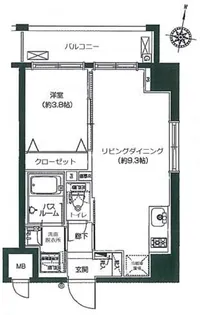 ZOOM椎名町駅前【10階】の間取り