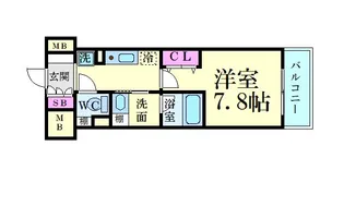 パークアクシス新栄【2階】の間取り