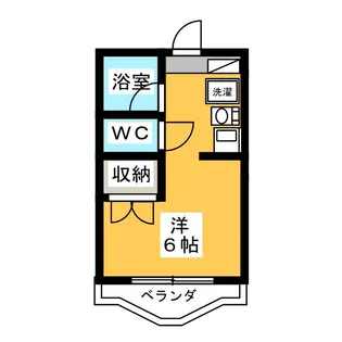 タウンコート末広【3階】の間取り