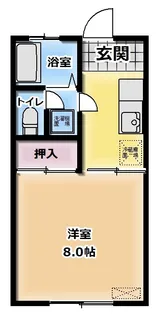 シーバード【1階】の間取り