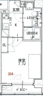ザ・パークレジデンス京都駅前【5階】の間取り