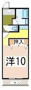 エスポワールM【1階】の間取り