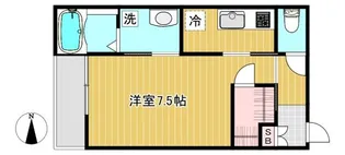 LE BLANC ET 自由が丘【2階】の間取り