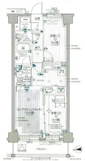 パレステージ墨田立花【4階】の間取り