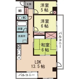 TOHA浦和【3階】の間取り