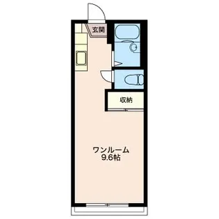 ツインハイブA【2階】の間取り