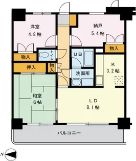 ウィングス葛西【3階】の間取り