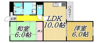 グランディア・ミ・アモーレ南塚口【3階】の間取り