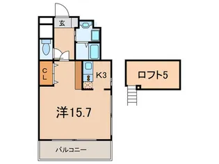 グラントリアノン【8階】の間取り