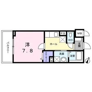 グリーンアース【1階】の間取り