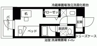リビオセゾン亀有【4階】の間取り
