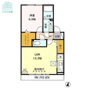 ルーチェ・シュウ B棟【1階】の間取り