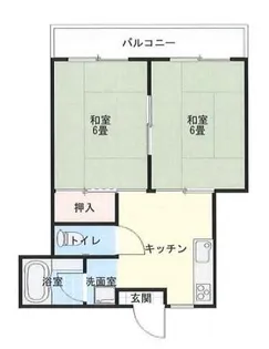 センチュリーパレスハスミ【2階】の間取り