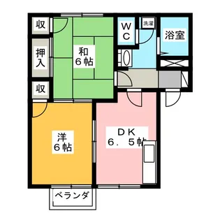 セントラルヴィラ【1階】の間取り