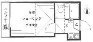 メゾンドパレス62【2階】の間取り