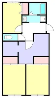 コリーヌ厚木【3階】の間取り