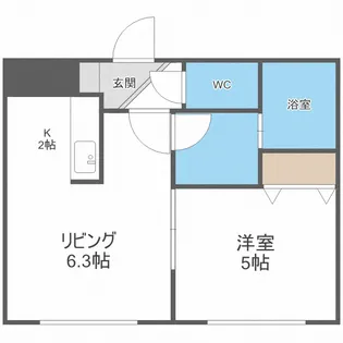 ローゼン18【4階】の間取り